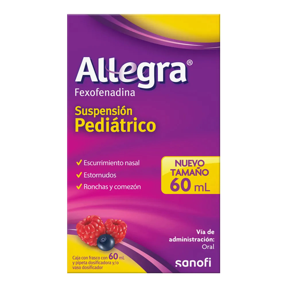 ALLEGRA PEDIATRICO 60 ml - Farmacias DMM