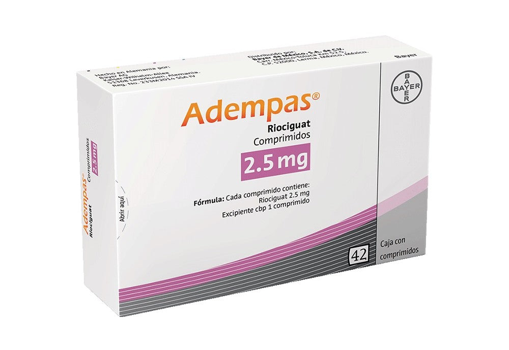 ADEMPAS 2.5 MG 42 COMPRIMIDOS