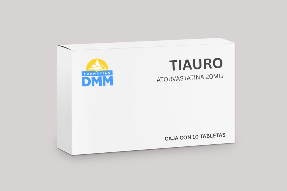 TIAURO 20 mg 10 TABL. - Farmacias DMM