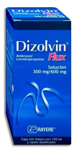 DIZOLVIN FLUX 300 mg/600 mg 120ml - Farmacias DMM