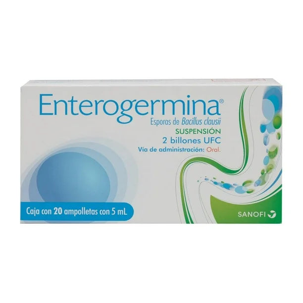 ENTEROGERMINA AMPOLLETAS C20 - Farmacias DMM