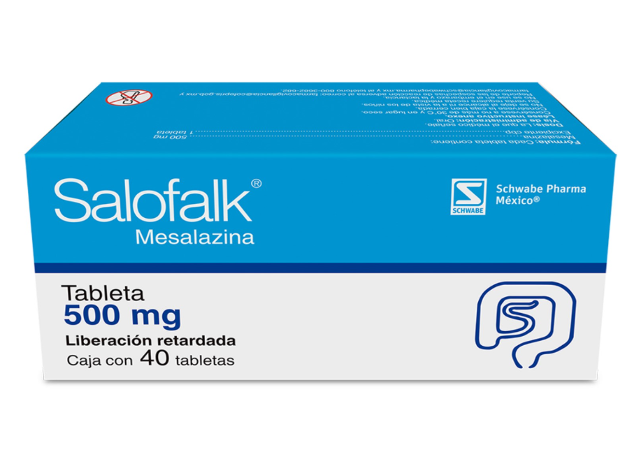 SALOFALK 500 MG 40 TABLETAS LR - Farmacias DMM