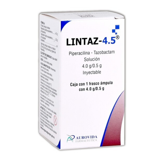 LINTAZ-4.5 4G/0.5G SOLUCION INYECTABLE 1 FA - Farmacias DMM