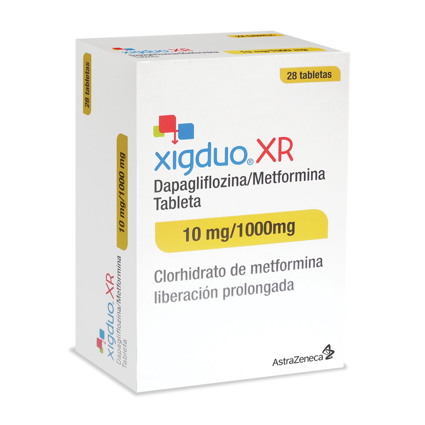 XIGDUO XR 10 mg / 1000 mg 28 TABLETAS