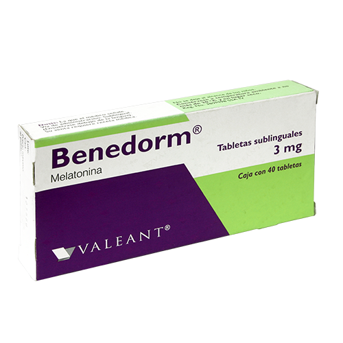 BENEDORM 3 MG 40 TABLETAS - Farmacias DMM