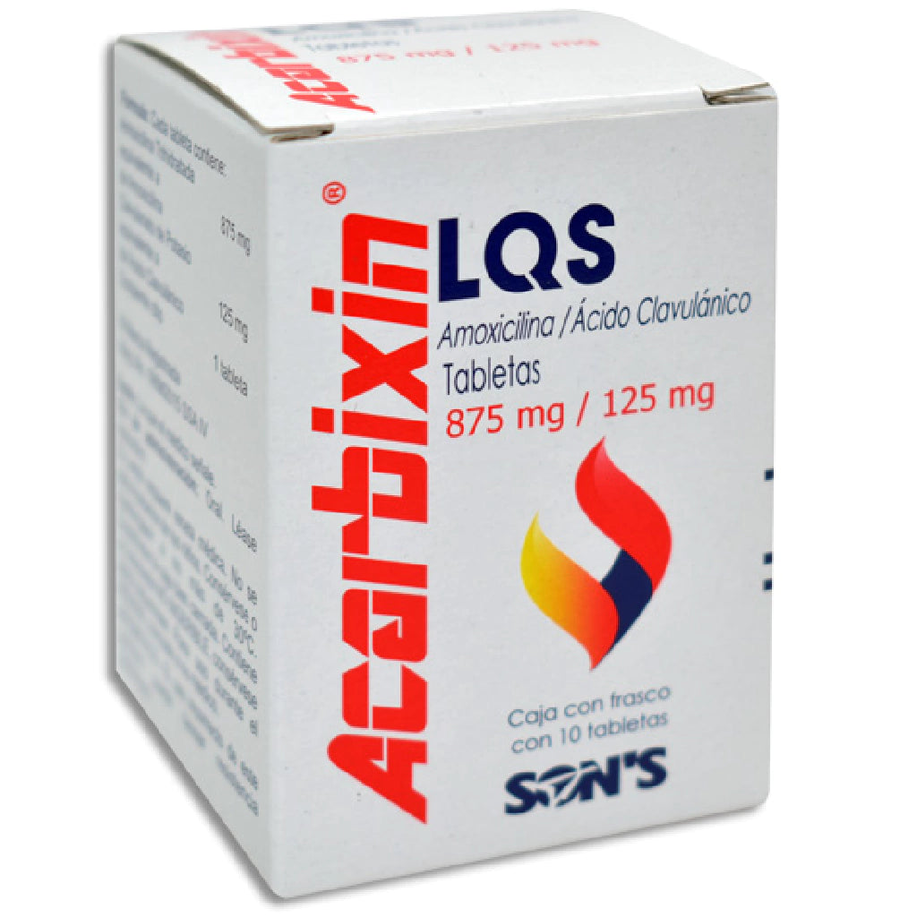 ACARBIXIN LQS 875 mg/125 mg 10 TAB