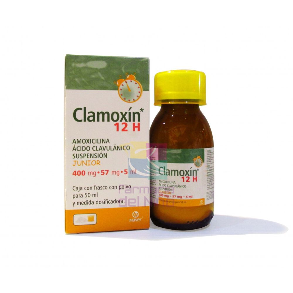 CLAMOXIN 12H 400 mg/57.14/5 ml SUSP 50 ml - Farmacias DMM