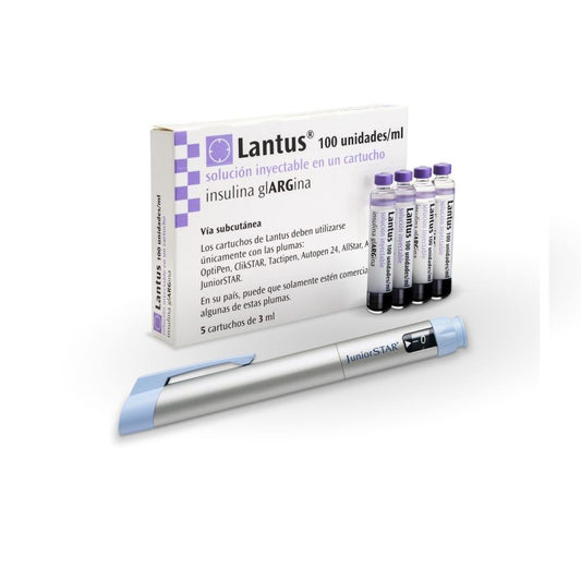 LANTUS 100U/ML SOL. INYECTABLE 5 PLUMAS SOLOSTAR 3ML