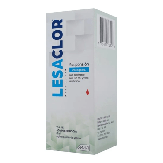 LESACLOR 200 mg / 5 ml 125 ml SUSP.