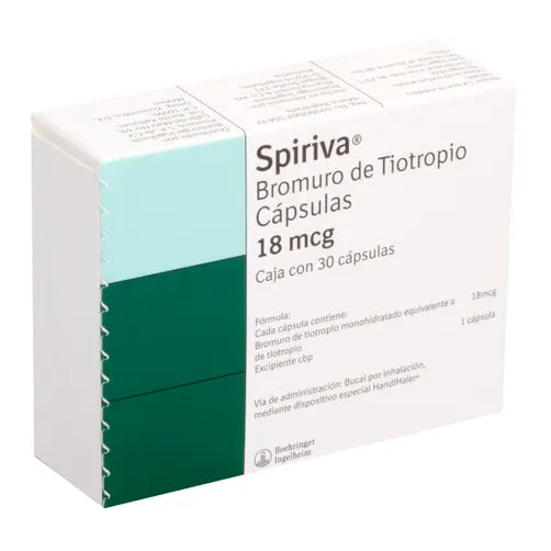 SPIRIVA 18 mcg 30 CAPS - Farmacias DMM
