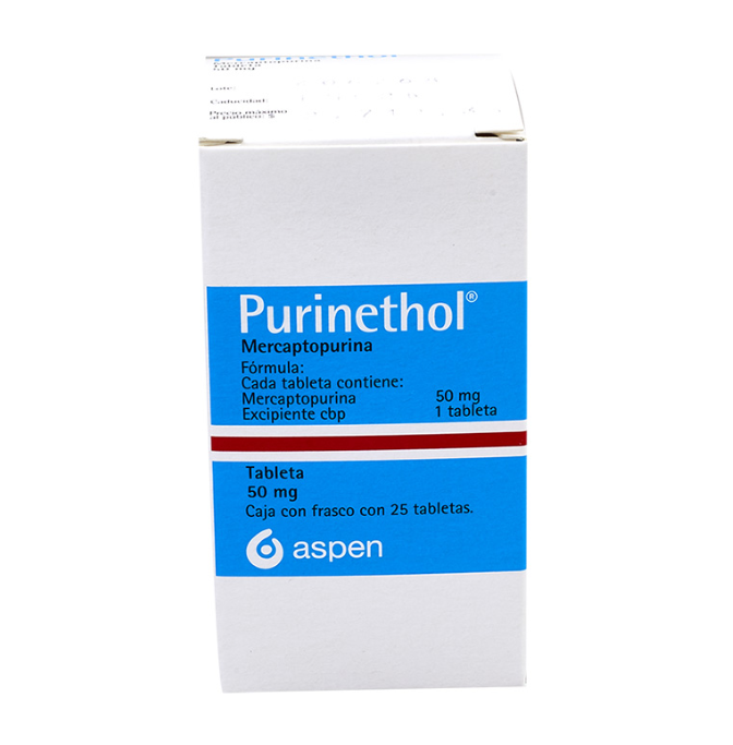 PURINETHOL 50 MG 25 TABLETAS - Farmacias DMM