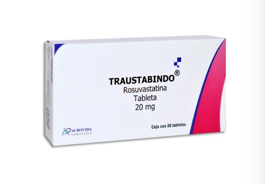TRAUSTABINDO 20 MG 30 TABLETAS - Farmacias DMM