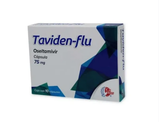 TAVIDEN-FLU 75 MG 10 CAPSULAS - Farmacias DMM