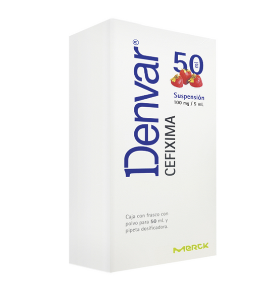 DENVAR 100 MG / 5 ML SUSPENSION 50 ML - Farmacias DMM