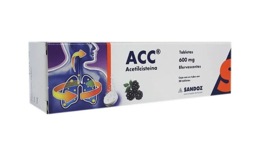 ACC 600 MG 20 TABLETAS - Farmacias DMM
