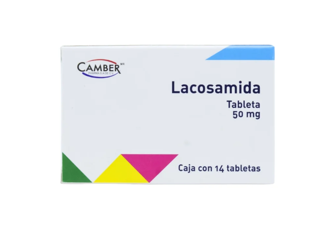 LACOSAMIDA 50 MG 14 TABLETAS - Farmacias DMM