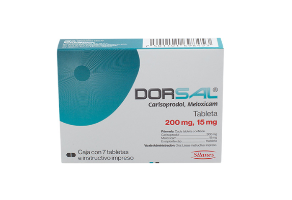 DORSAL 200 MG / 15 MG 7 TABLETAS - Farmacias DMM