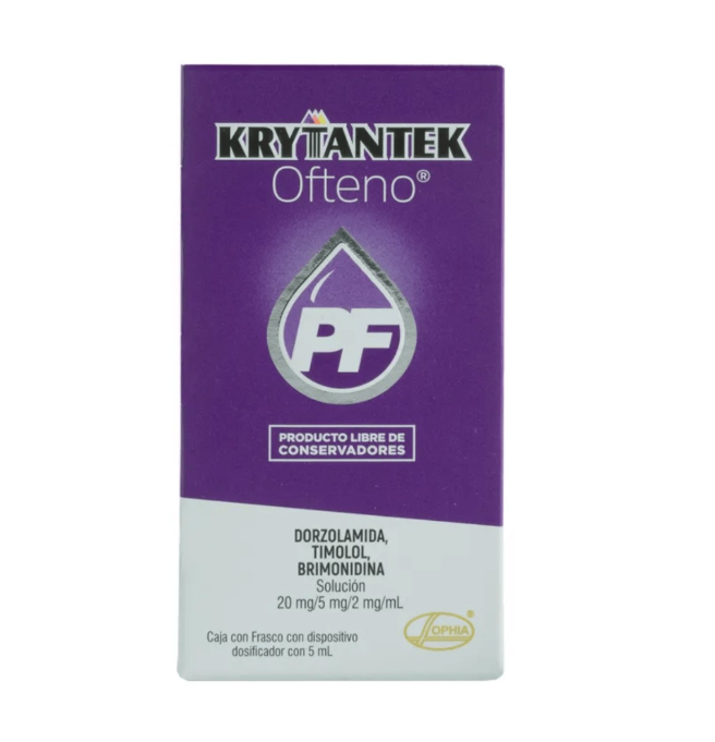 KRYTANTEK PF OFTENO 5ML - Farmacias DMM