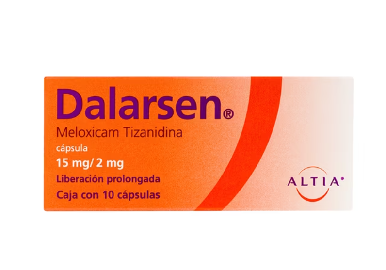 DALARSEN 15 MG / 2 MG 10 CAPSULAS - Farmacias DMM
