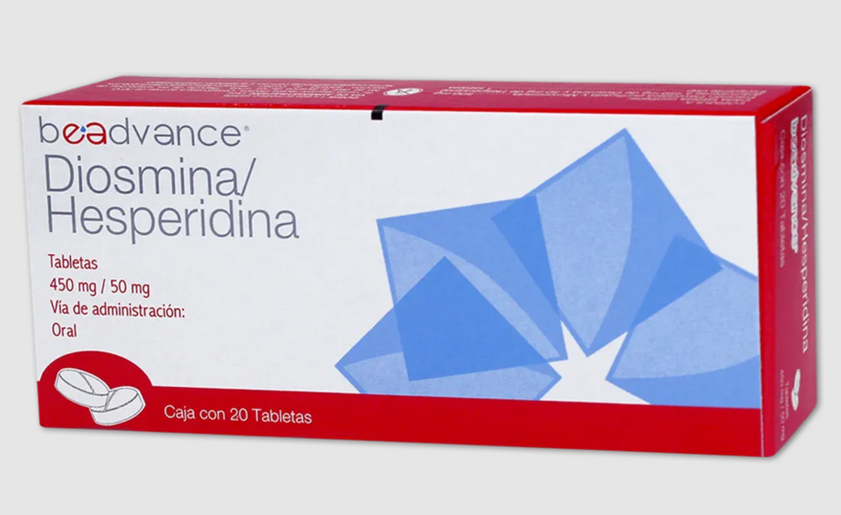 DIOSMINA / HESPERIDINA 450 MG  / 50 MG 20 TABLETAS