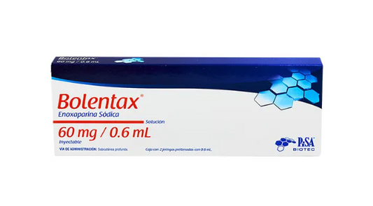 BOLENTAX 60 MG / 0.6 ML SOLUCION INYECTABLE 2 JERINGAS