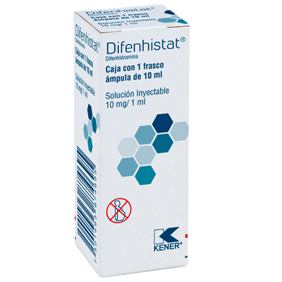 DIFENHISTAT 10 MG/ ML SOLUCION INYECTABLE 1 FA - Farmacias DMM